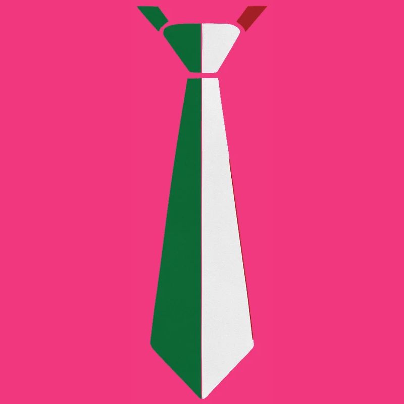 Cravate Italie – Conception du drapeau
