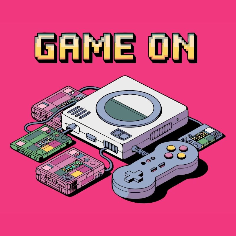 Conception de console de jeu rétro