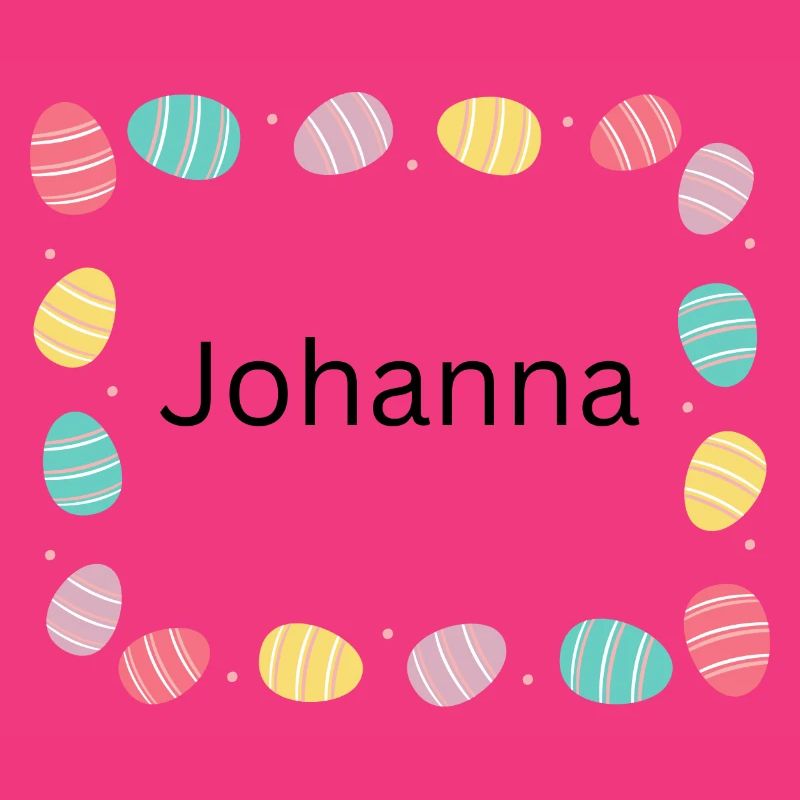 Pastel Egg Frame Pattern Johanna