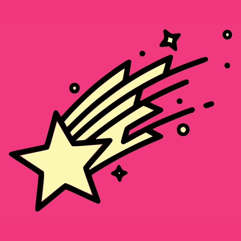 Shooting Star Comet Comic