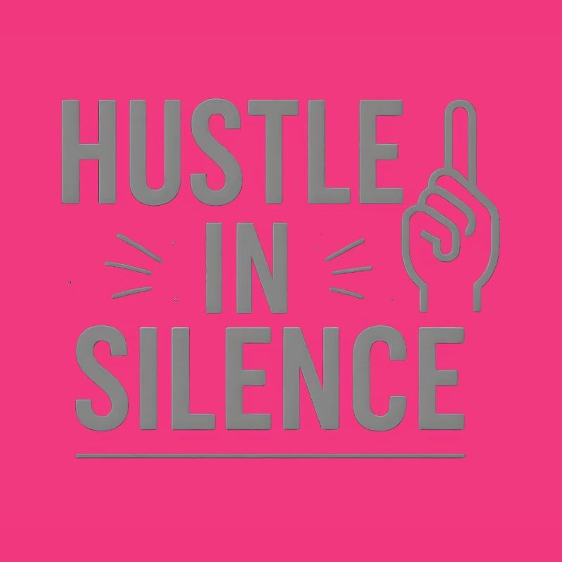 Hustle in Silence Icon Tee