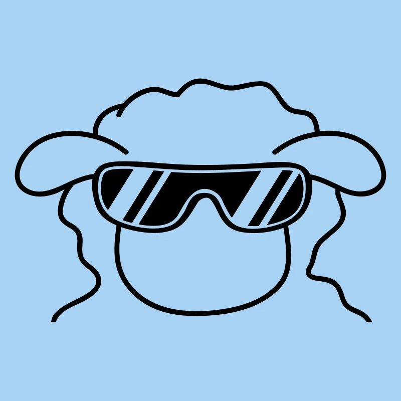 Cool Sheep Head