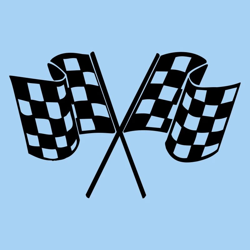 Drapeau Course Cible Voiture