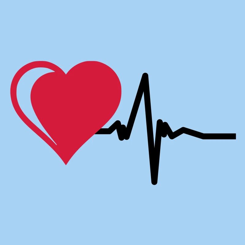 Heart with pulse