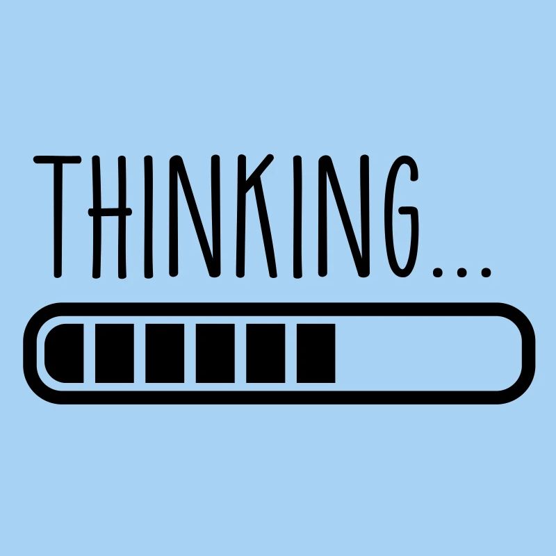 loading laden thinking denken