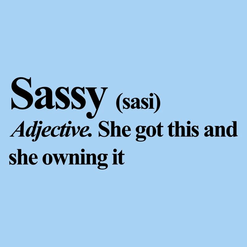 Sassy verb