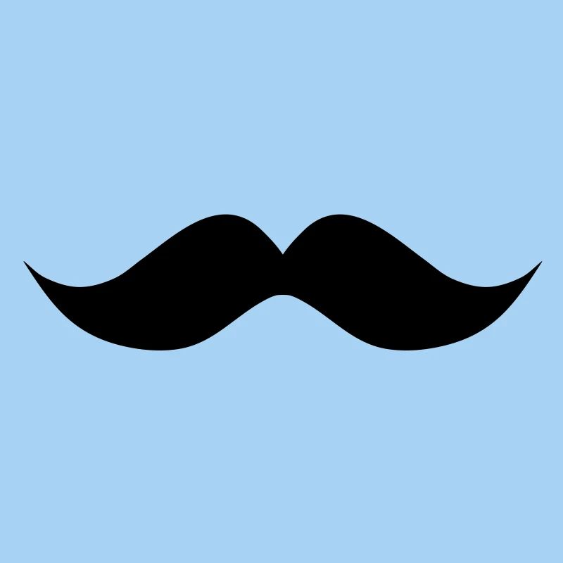 Mustache moustache wavy