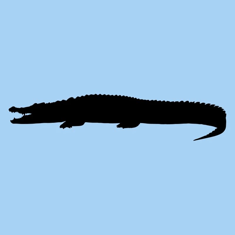 crocodile silhouette