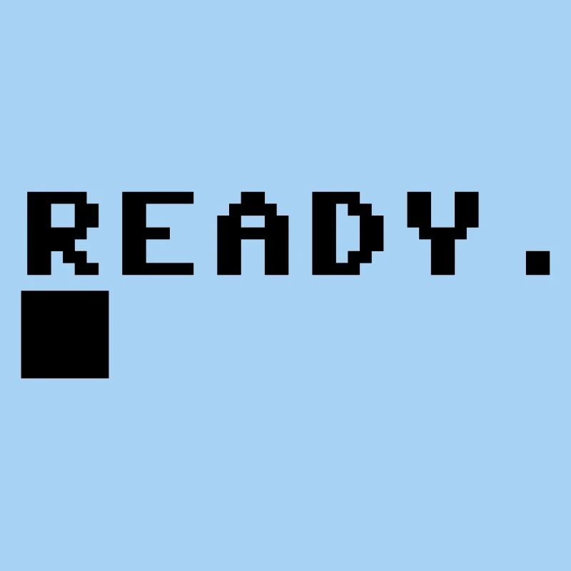 C64 Ready Nerd Computer Retro Gift Idea
