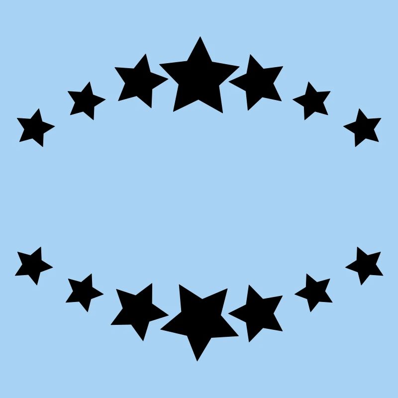 Sterne //Emblem //Textfeld //Logo //Symbol //Bogen
