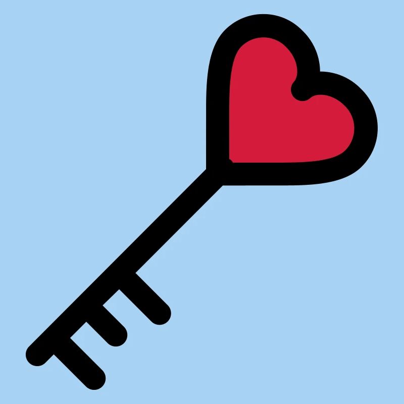 la clé du coeur de la Saint Valentin