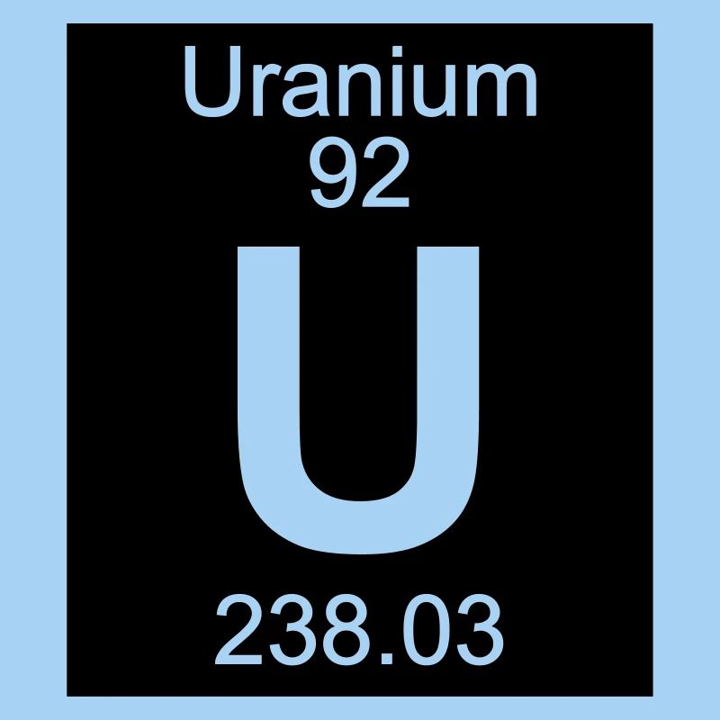 Element 92 - u (uranium) - Inverse (Full)
