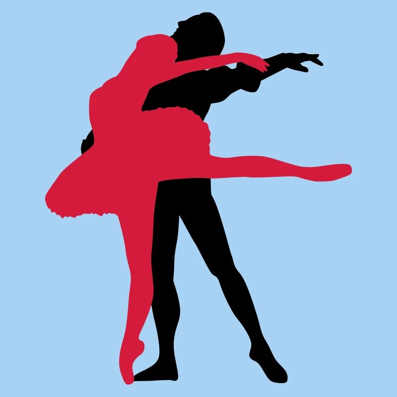 Danseuse de ballet vecteur Silhouette