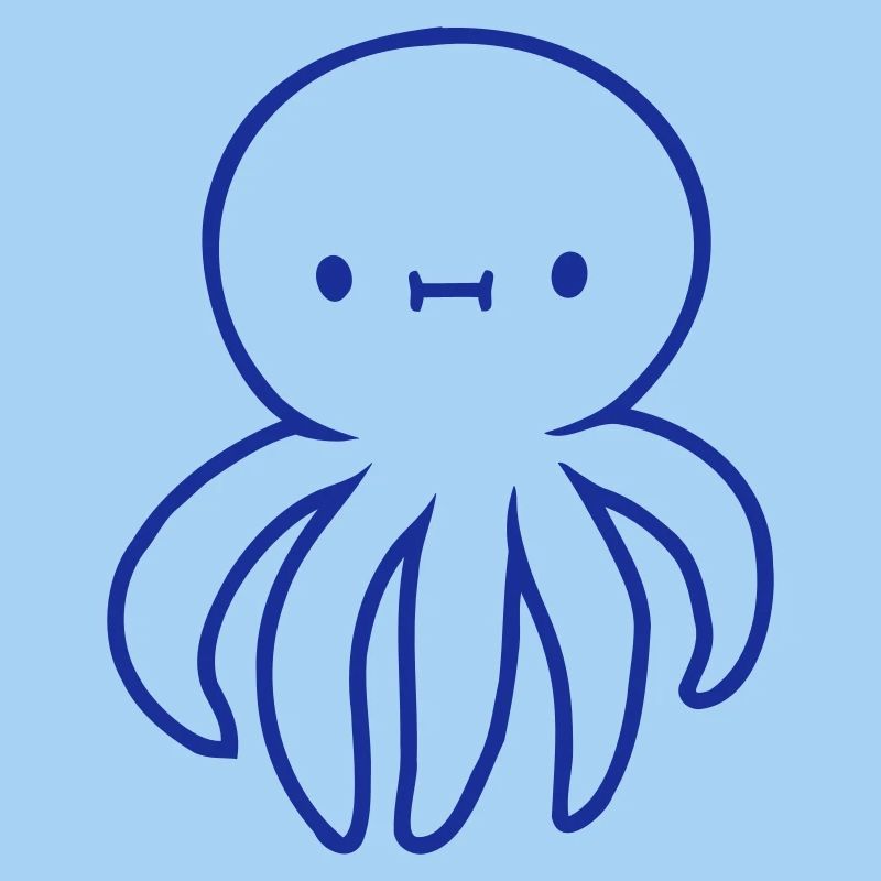 Octopus Octopus Octopus Squid Cute Giant Squid Funny