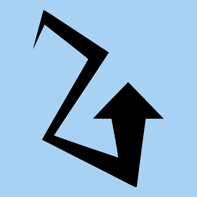 Zig Zag Pfeil
