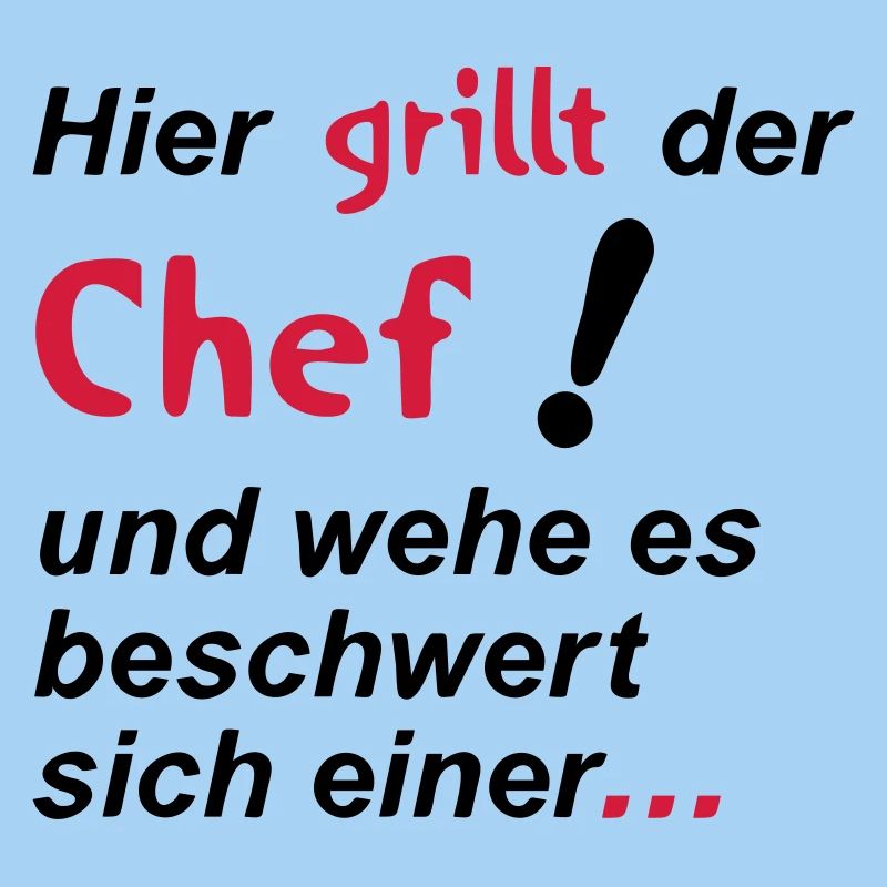 Here grilling the chef