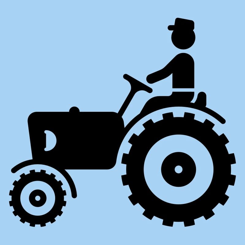 Farmer With Tractor