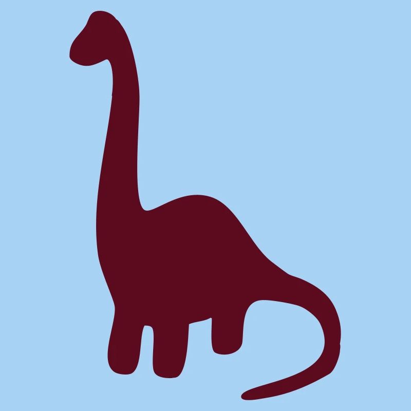 Dinosaur Silhouette Long neck gift earlier