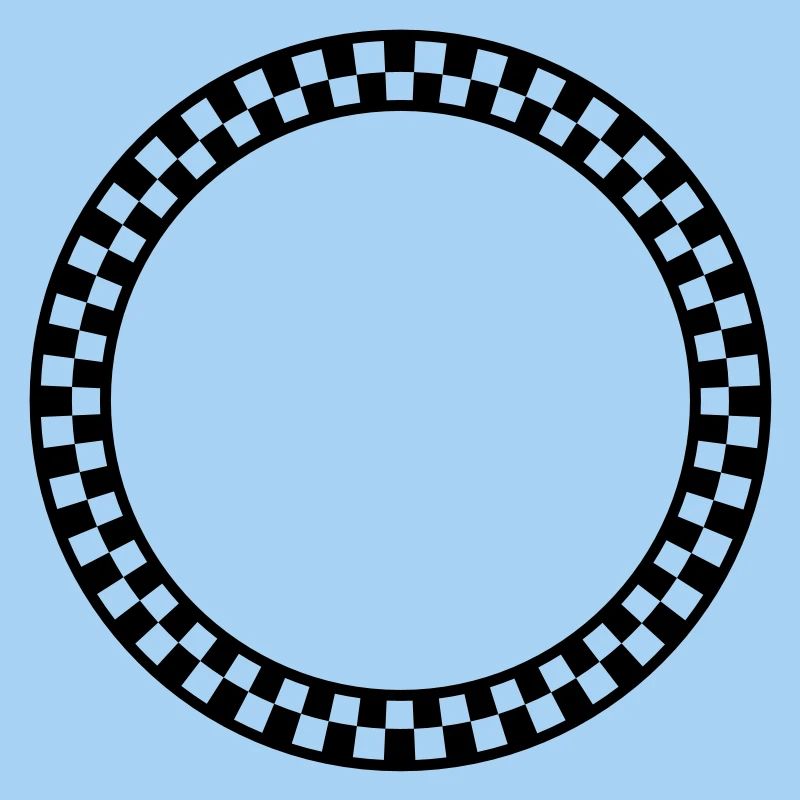 Ralley Kreis /checker circle (b, 1c)