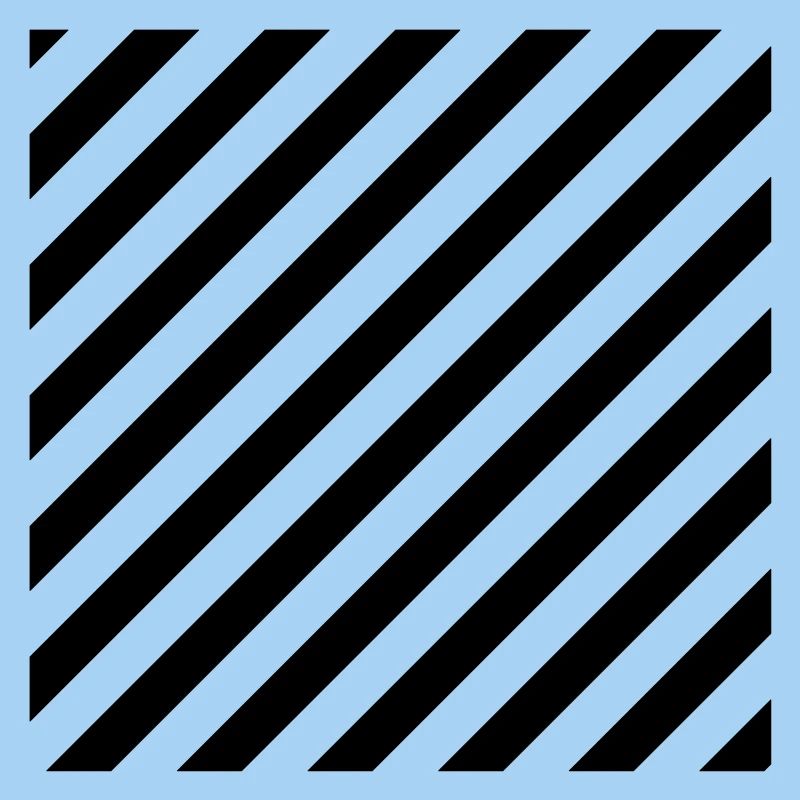 Quadrat gestreift
