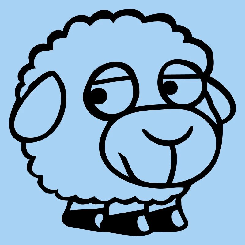 Mouton Triste Timide Introverti Malheureux