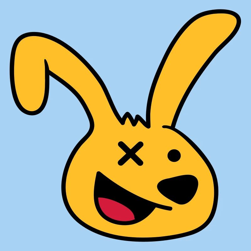 Bunny crazy crazy laughing funny confused