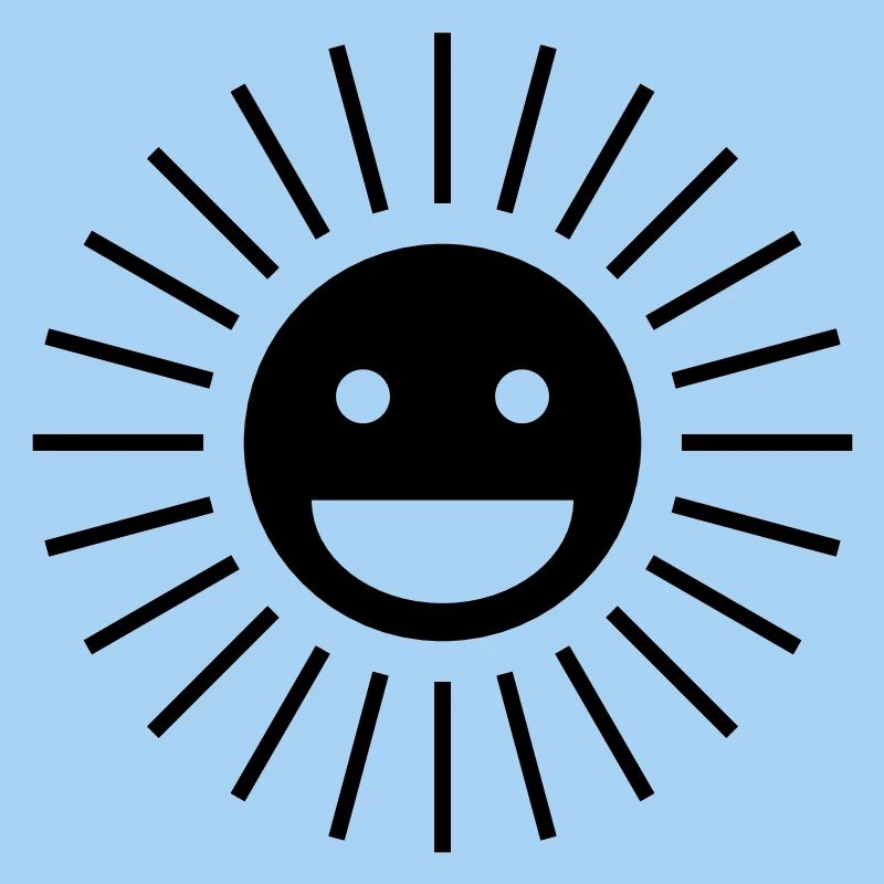 Soleil heureux | Conception de visage de soleil heureux