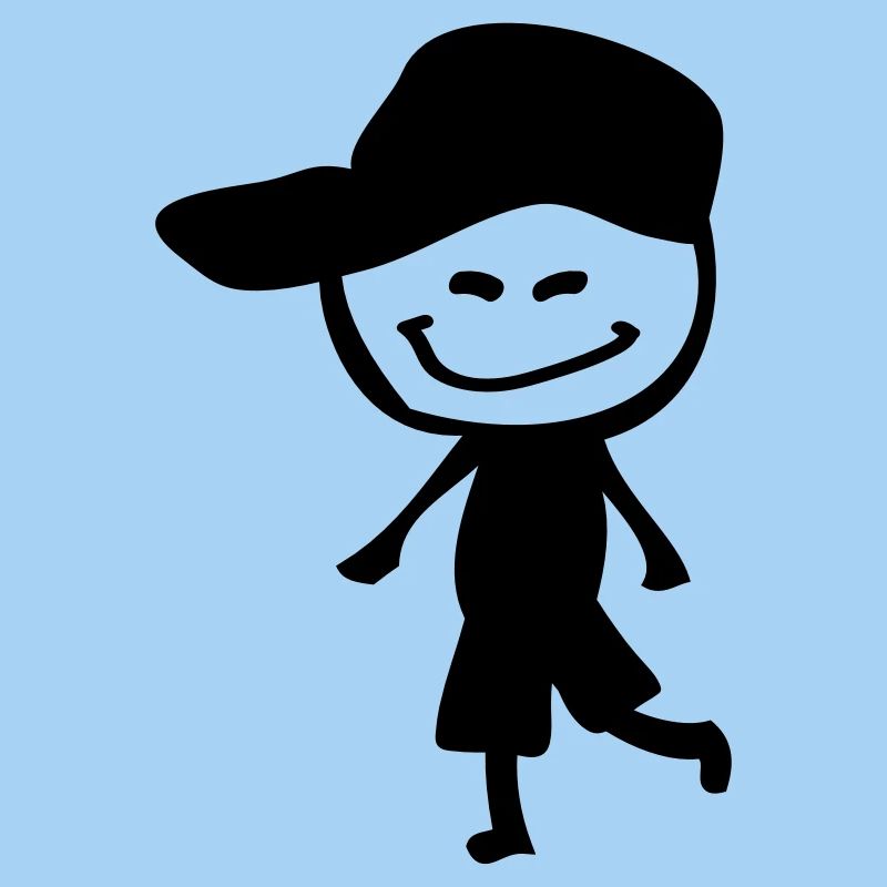 Lächeln Junge in der Kappe