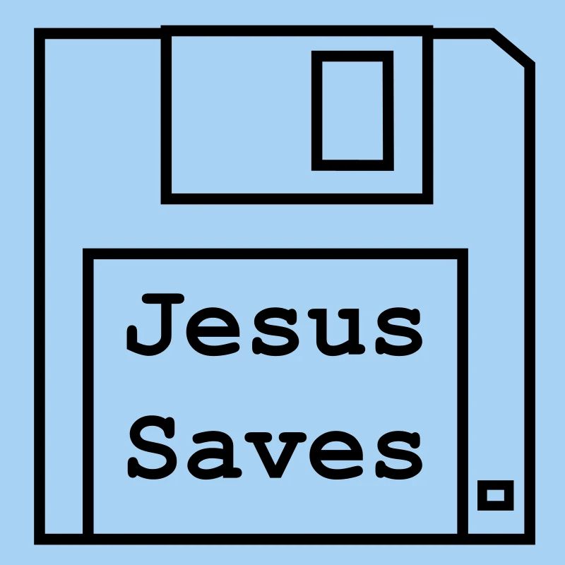 Jesus Saves - Floppy Disk