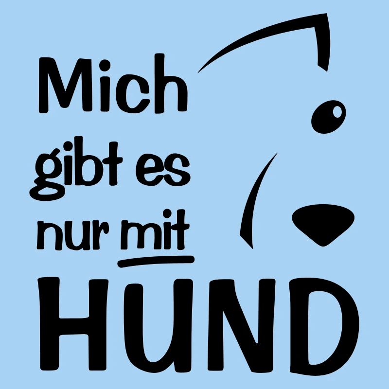 Nur mit Hund