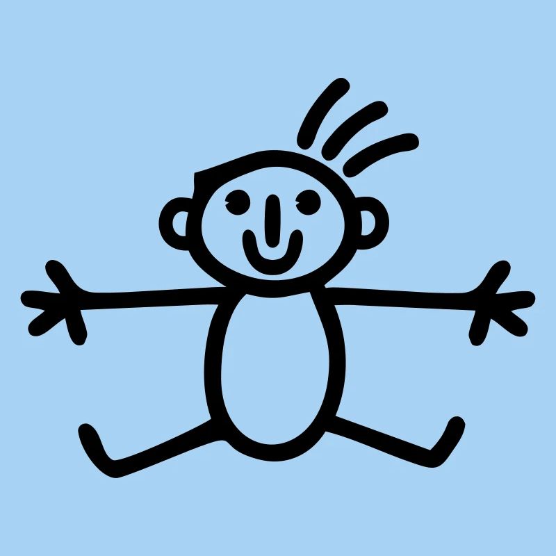 Strichmännchen Junge