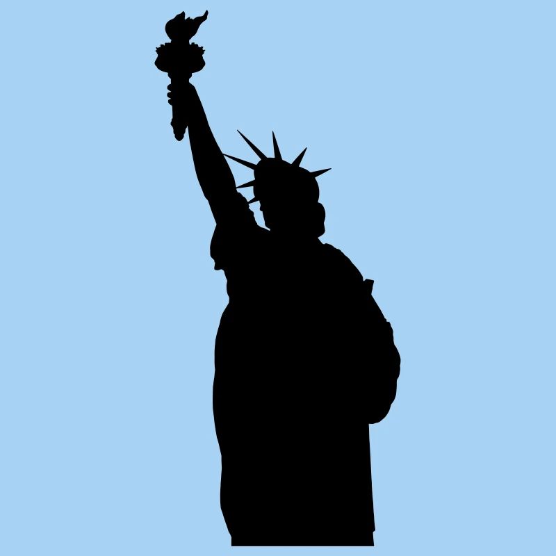 Freiheitsstatue Silhouette