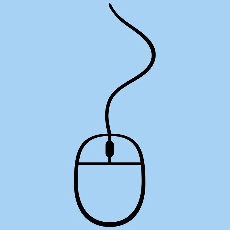 câble d'ordinateur souris clic de commande pc ordi