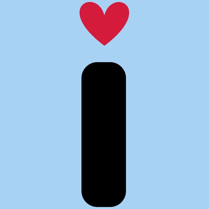 "I" mit Herzchen