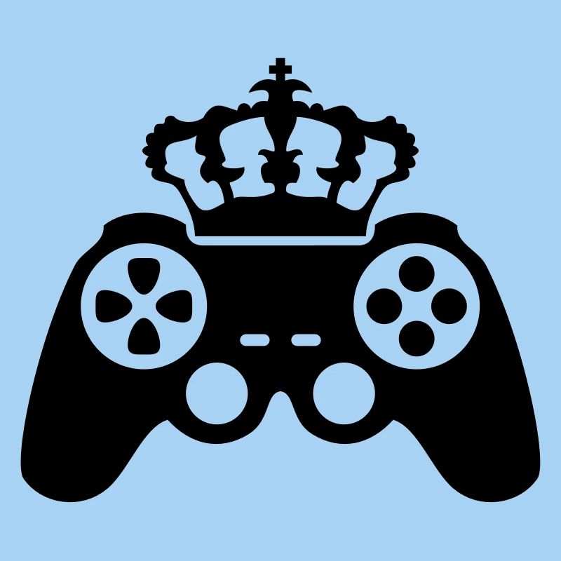 gamer king krone true controller logo könig 8 bit
