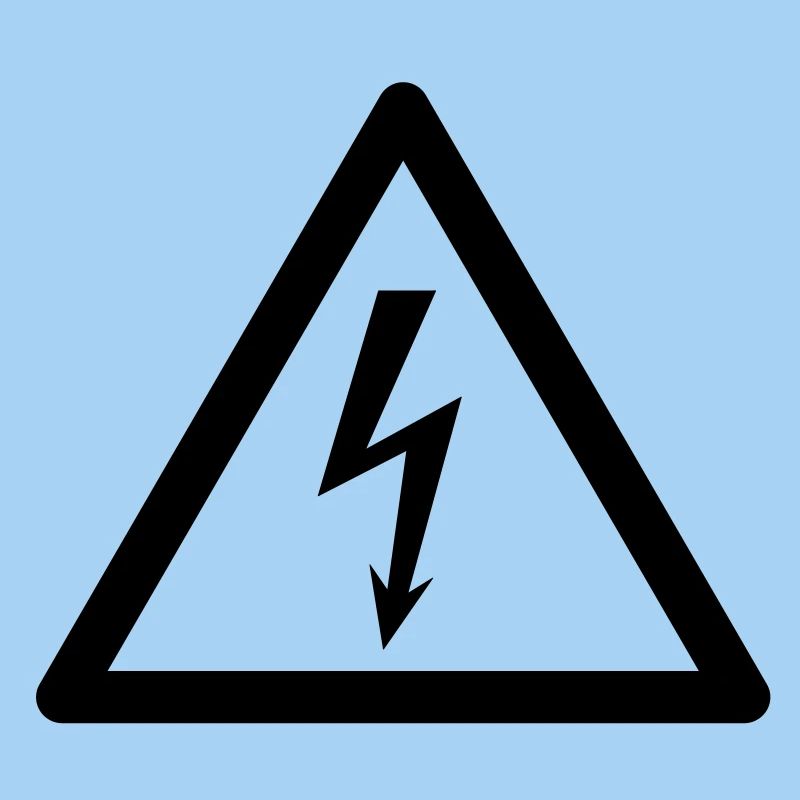 Gefahrensymbol - High Voltage