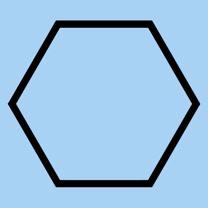 Hexagon Hexagone Sechseck Form - Custom it !