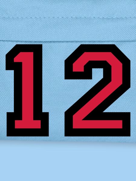 The number 12 - number twelve