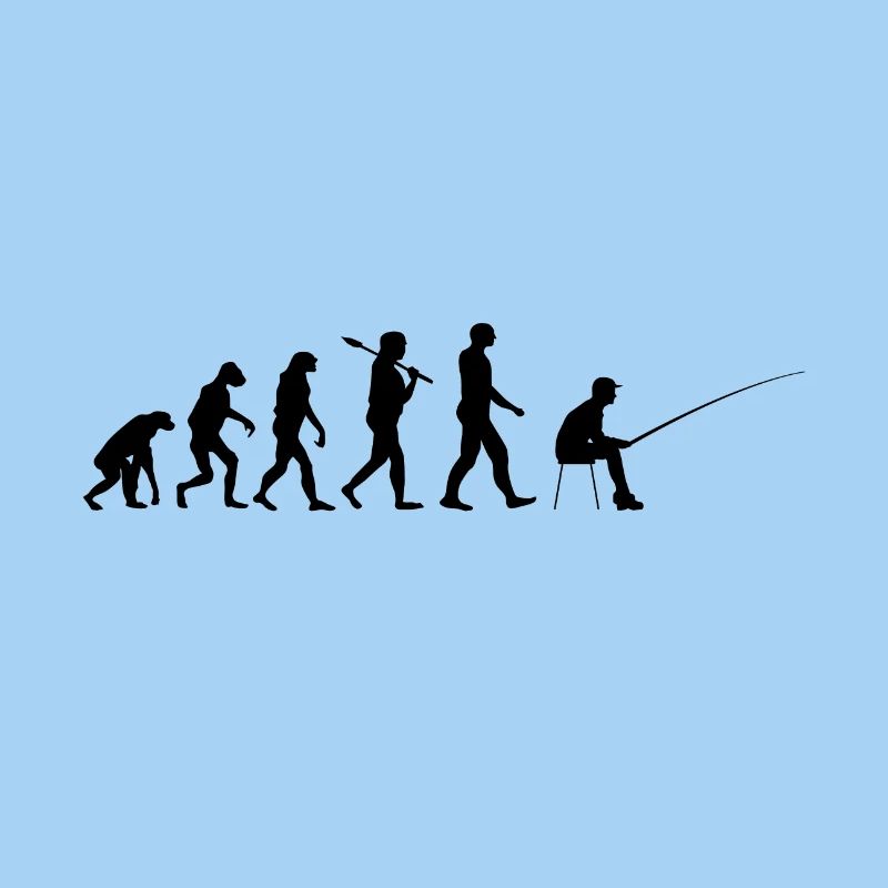 Angler Evolution angeln Geschenk