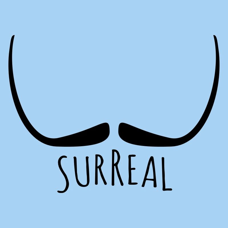 Surreal - surreal Schnurrbart
