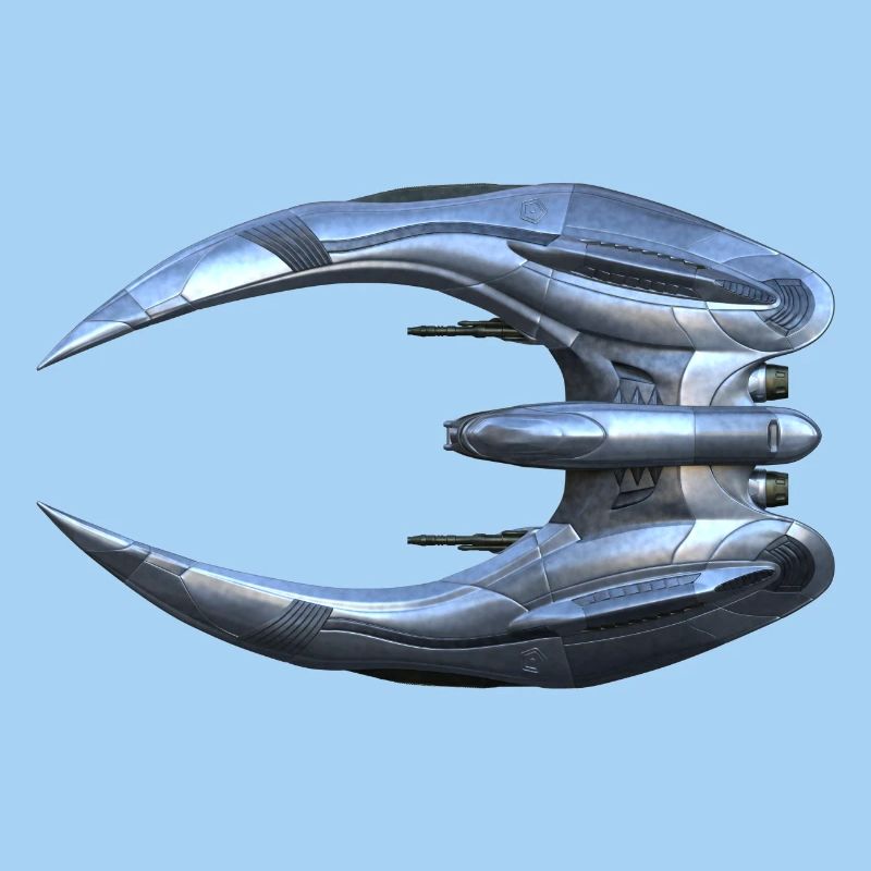 Battlestar Gallactica: Cylon Raider [Top View]