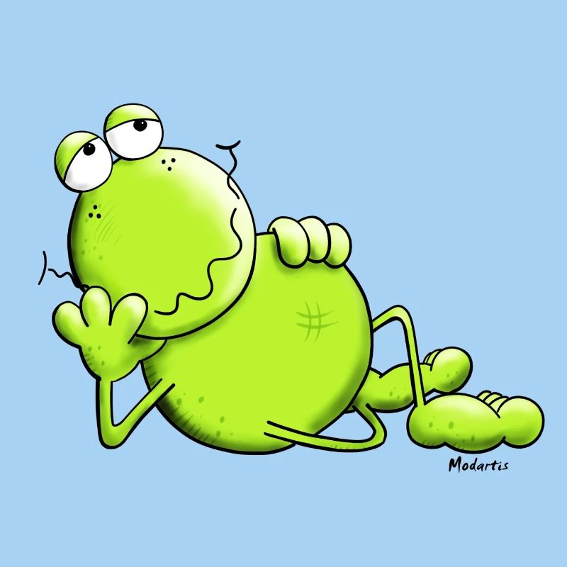 Funny Dreamy Frog