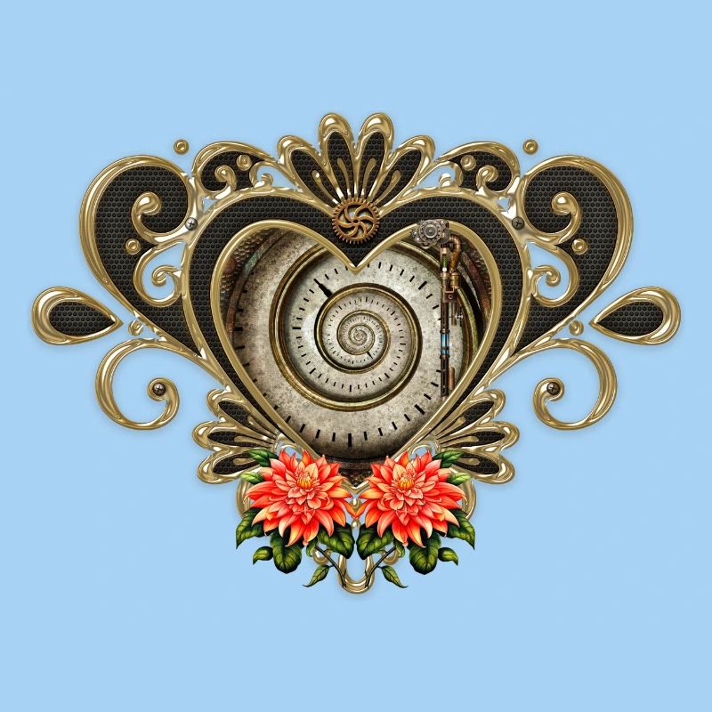 Wunderbares Steampunk-Herz.