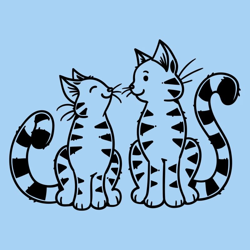 Chaton de dessin animé