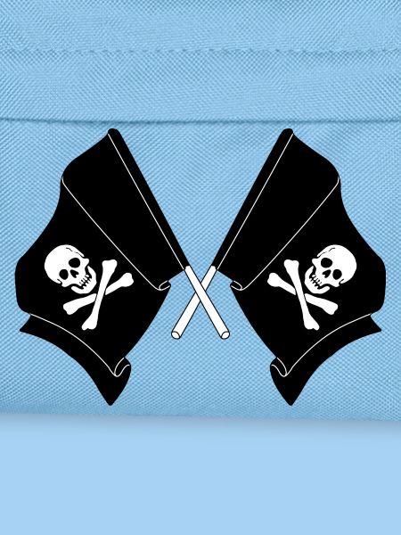 Two Flags Crossed Pirates