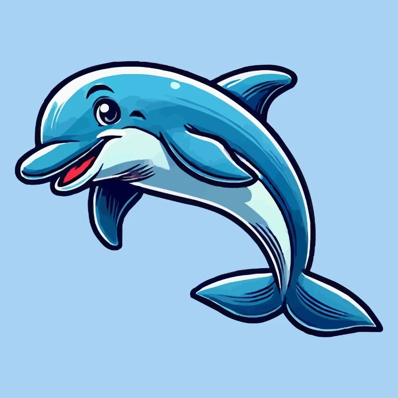 Delfin Delphin Comic