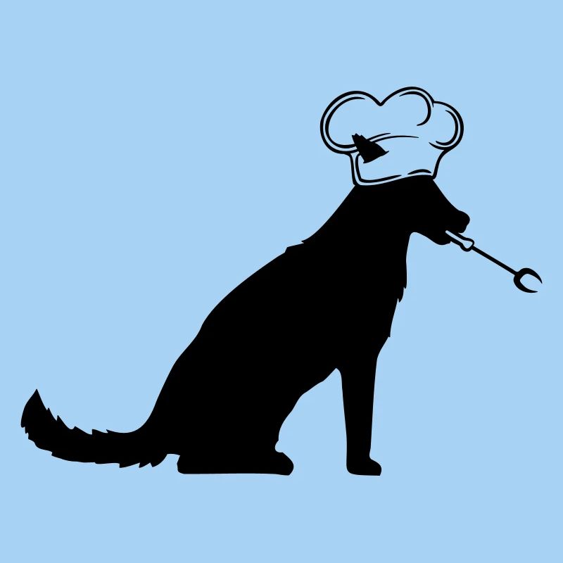 Chien Grill Master Grilling Chef Chapeau, Chef Hunger