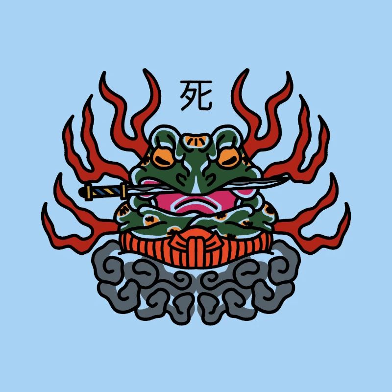 Samurai Frog