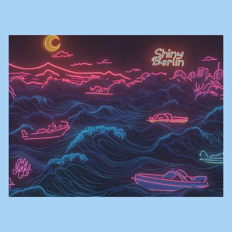 Neon waves