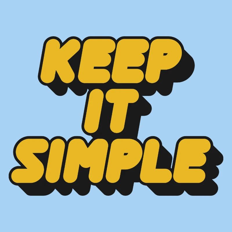 Keep It Simple Retro Bold
